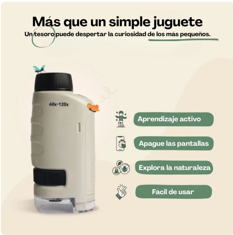 MICROSCOPIO PORTATIL PARA NIÑOS
