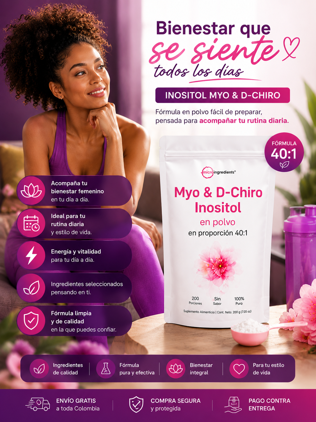 Myo & D-Chiro Inositol 40:1