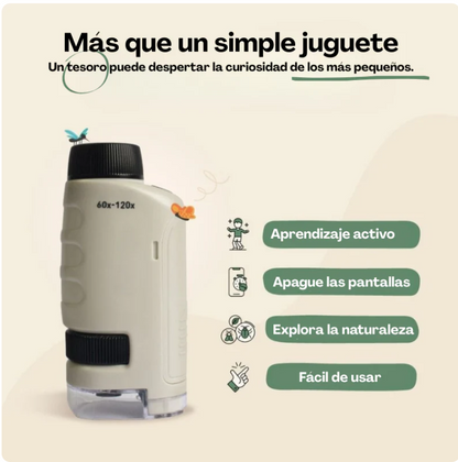 MICROSCOPIO PORTATIL PARA NIÑOS