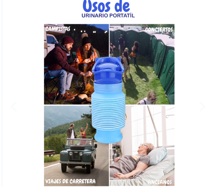 RoadComfort™ Orinal portátil de emergencia para viajes largos!