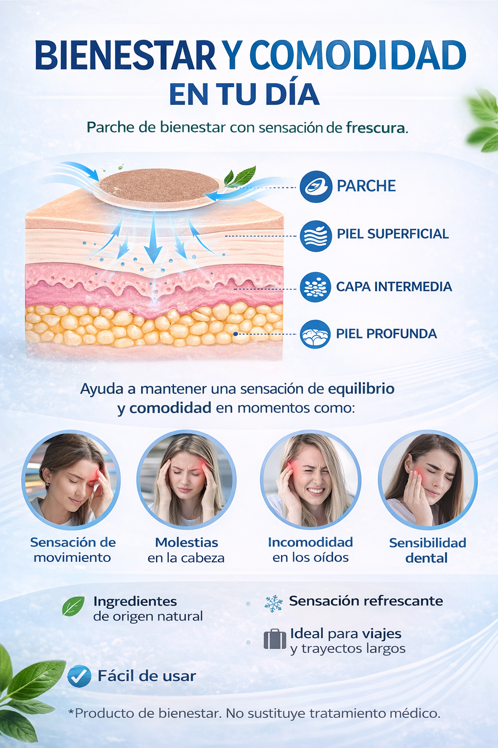Parches de bienestar para tu día a día