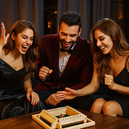 Juego familiar "Shut The Box" (Cierra la caja)