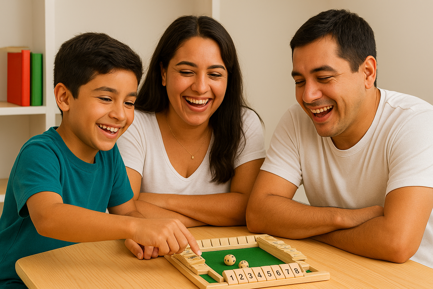Juego familiar "Shut The Box" (Cierra la caja)