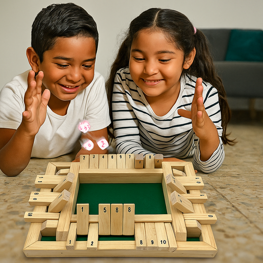 Juego familiar "Shut The Box" (Cierra la caja)