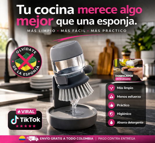 Cepillo dispensador de jabón