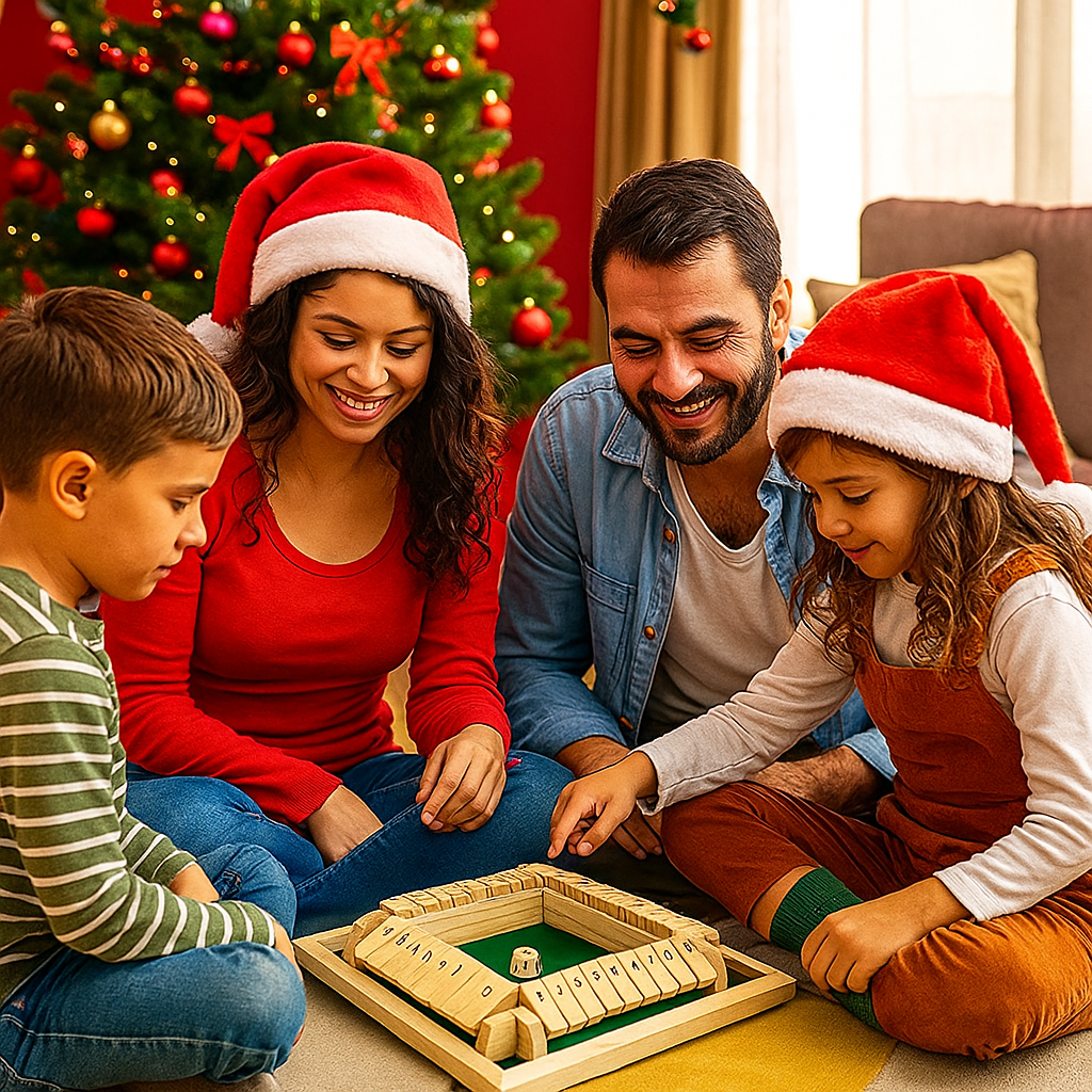 Juego familiar "Shut The Box" (Cierra la caja)