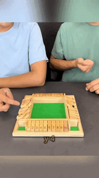 Juego familiar "Shut The Box" (Cierra la caja)